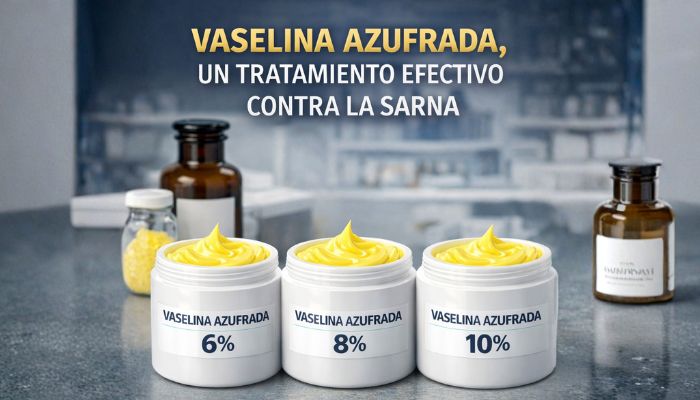 Sarna y vaselina azufrada: una opción clásica que vuelve a ser clave